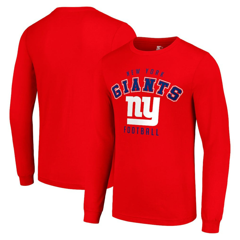 New York Giants Starter Long Sleeve T-Shirt - Red T-shirts