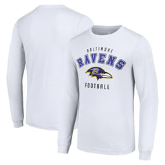 Baltimore Ravens Starter Long Sleeve T-Shirt - White T-shirts