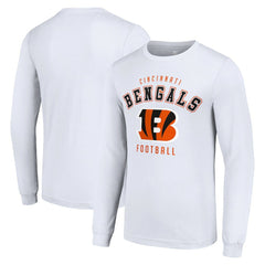 Cincinnati Bengals Starter Long Sleeve T-Shirt - White T-shirts