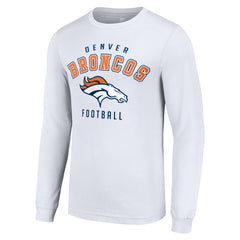 Denver Broncos Starter Long Sleeve T-Shirt - White T-shirts