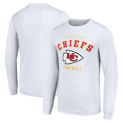 Kansas City Chiefs Starter Long Sleeve T-Shirt - White T-shirts