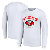 San Francisco 49ers Starter Long Sleeve T-Shirt - White T-shirts