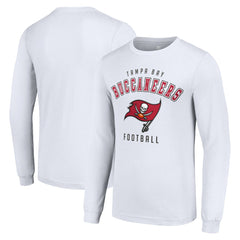 Tampa Bay Buccaneers Starter Long Sleeve T-Shirt - White T-shirts