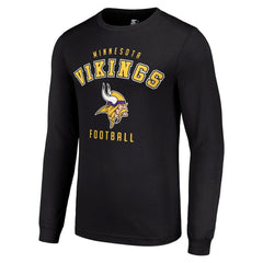 Minnesota Vikings Starter Long Sleeve T-Shirt - Black T-shirts
