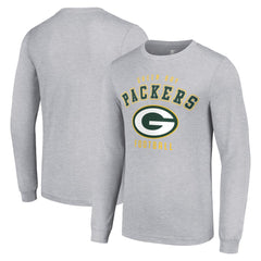 Green Bay Packers Starter Long Sleeve T-Shirt - Heather Gray T-shirts