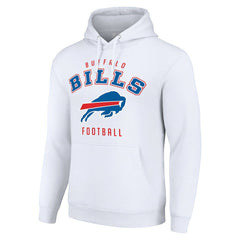 Buffalo Bills Starter Unisex Logo Pullover Hoodie - White Hoodies