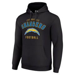 Los Angeles Chargers Starter Unisex Logo Pullover Hoodie - Black Hoodies