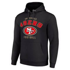 San Francisco 49ers Starter Unisex Logo Pullover Hoodie - Black Hoodies