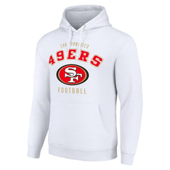 San Francisco 49ers Starter Unisex Logo Pullover Hoodie - White Hoodies