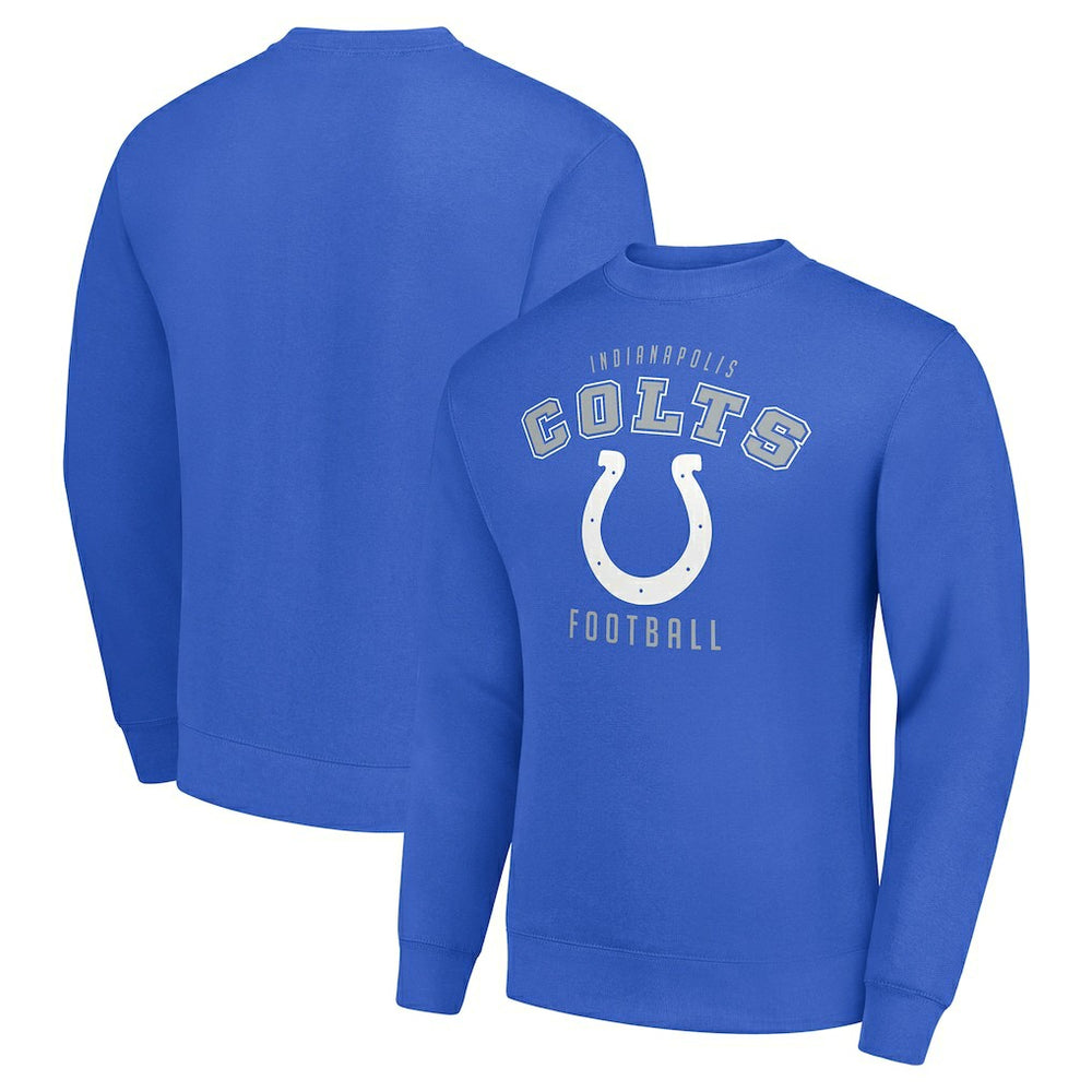 Indianapolis Colts Starter Team Logo Pullover Sweatshirt - Royal Pullover