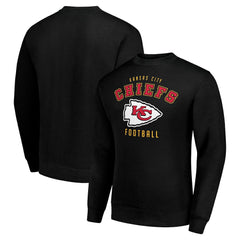 Kansas City Chiefs Starter Team Logo Pullover Sweatshirt - Black Pullover