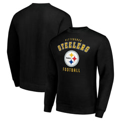 Pittsburgh Steelers Starter Team Logo Pullover Sweatshirt - Black Pullover