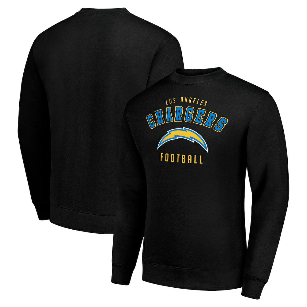 Los Angeles Chargers Starter Team Logo Pullover Sweatshirt - Black Pullover