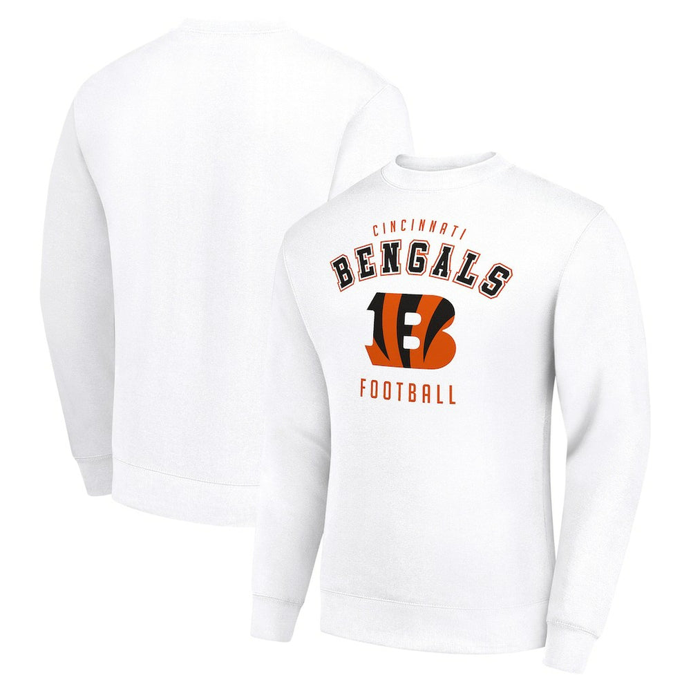 Cincinnati Bengals Starter Team Logo Pullover Sweatshirt - White Pullover