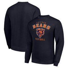 Chicago Bears Starter Team Logo Pullover Sweatshirt - Navy Pullover