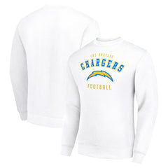 Los Angeles Chargers Starter Team Logo Pullover Sweatshirt - White Pullover