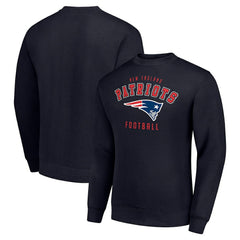 New England Patriots Starter Team Logo Pullover Sweatshirt - Navy Pullover