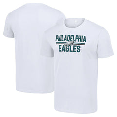 Philadelphia Eagles Starter Team Mesh Print Graphic T-Shirt - White T-shirts