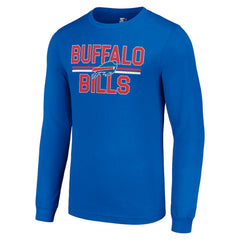 Buffalo Bills Starter Team Mesh Print Graphic Long Sleeve T-Shirt - Royal T-shirts