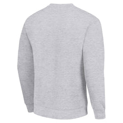 Minnesota Vikings Starter Team Mesh Print Graphic Pullover Sweatshirt - Heather Gray Pullover