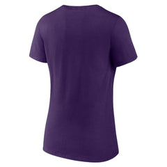 Baltimore Ravens Women's Victory Arch V-Neck T-Shirt - Purple T-shirts