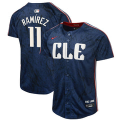 Jose Ramirez Cleveland Guardians Nike Youth 2024 City Connect Limited Jersey - Navy Jerseys