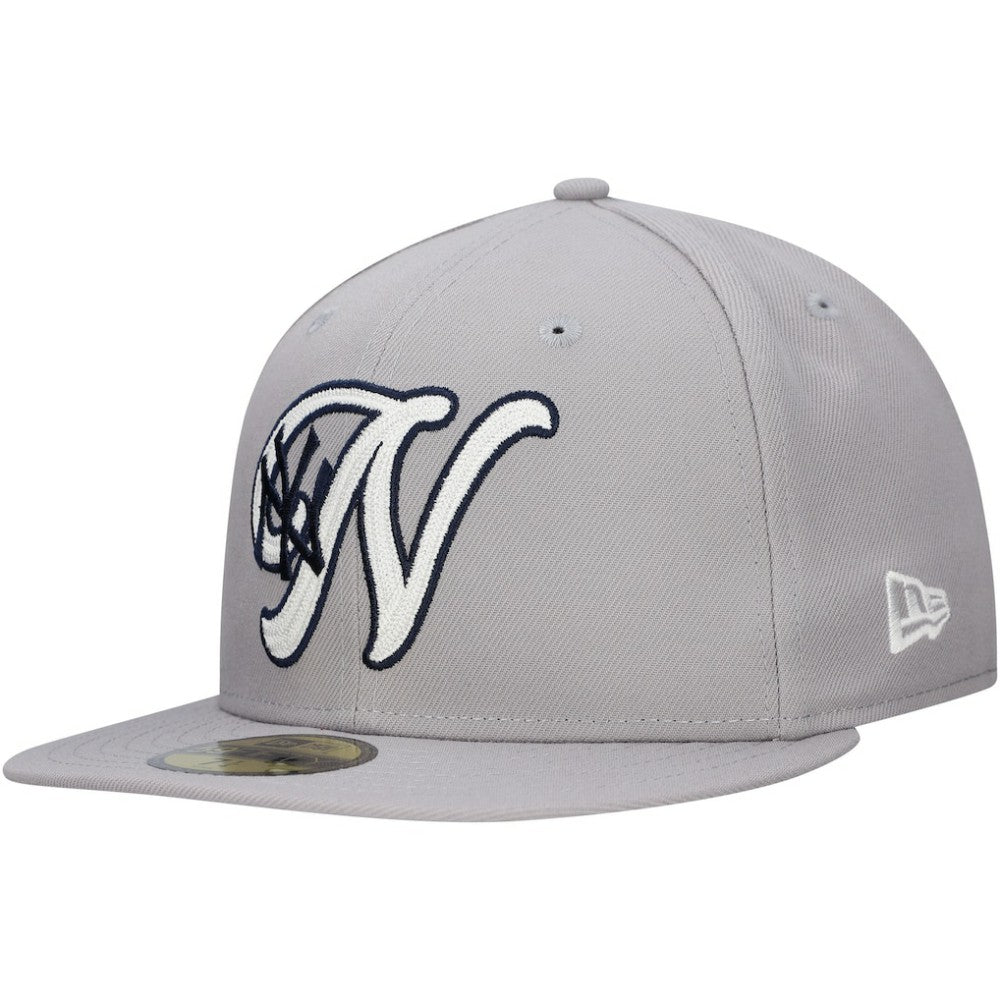 New York Yankees New Era Duo Logo 2.0 59FIFTY Fitted Hat - Gray Hats