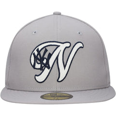 New York Yankees New Era Duo Logo 2.0 59FIFTY Fitted Hat - Gray Hats