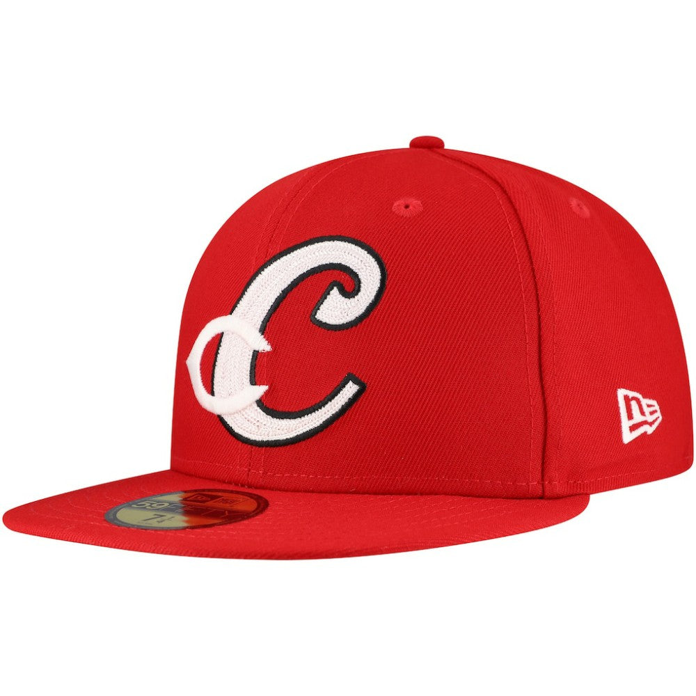 Cincinnati Reds New Era Duo Logo 2.0 59FIFTY Fitted Hat - Red Hats