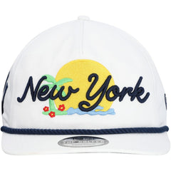 New York Yankees New Era Paradise Golfer Adjustable Hat - White Hats