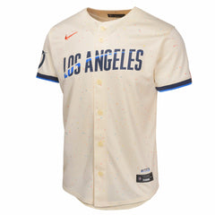 Los Angeles Dodgers Nike Youth 2024 City Connect Limited Jersey - Cream Jerseys