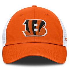 Cincinnati Bengals Trucker Adjustable Hat - Orange/White Hats