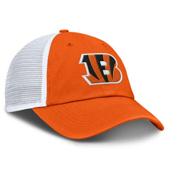 Cincinnati Bengals Trucker Adjustable Hat - Orange/White Hats