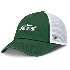 New York Jets Trucker Adjustable Hat - Green/White Hats
