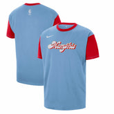 Memphis Grizzlies 2024/25 City Edition Courtside Color Block T-Shirt Light Blue - Nike