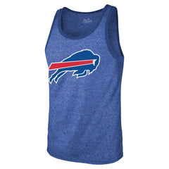 Josh Allen Buffalo Bills Majestic Threads Tri-Blend Player Name & Number Tank Top - Royal Tops