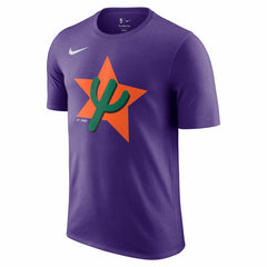 Phoenix Suns 2024/25 City Edition Essential Logo T-Shirt Purple - Nike