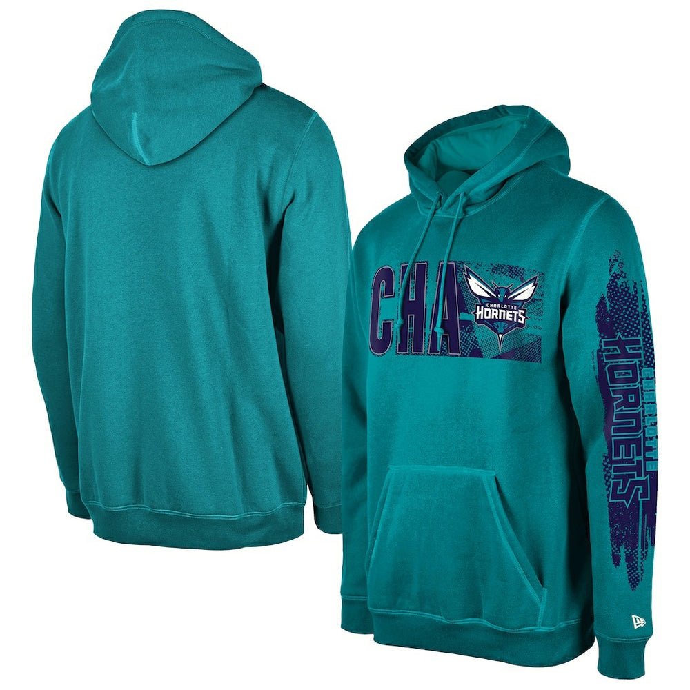 Charlotte Hornets Tip-Off Collection Pullover Hoodie Teal - New Era