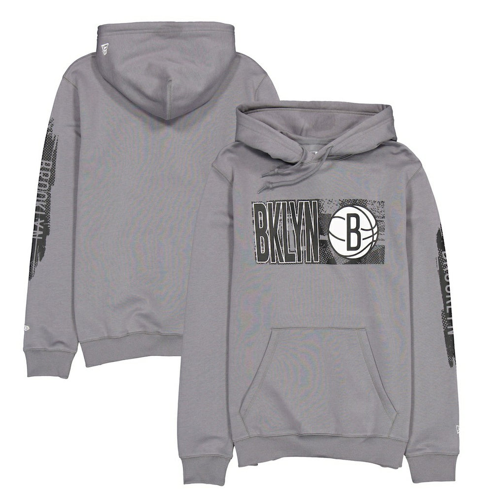 Brooklyn Nets Tip-Off Collection Pullover Hoodie Charcoal - New Era