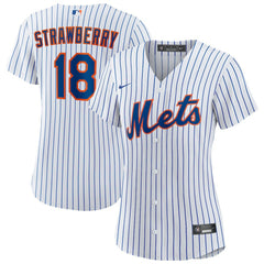 Darryl Strawberry New York Mets Nike Women's Home Replica Player Jersey - White Jerseys