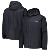 Carolina Panthers Dunbrooke Tropic Waterproof Packable Full-Zip Hoodie Jacket - Black Hoodies