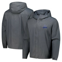 Indianapolis Colts Dunbrooke Tropic Waterproof Packable Full-Zip Hoodie Jacket - Graphite Hoodies