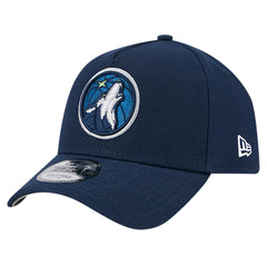 Minnesota Timberwolves A-Frame 9FORTY Adjustable Hat Navy - New Era