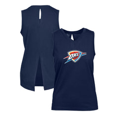 Oklahoma City Thunder Levelwear Women's Paisley Core V-Neck Tank Top Navy outlet