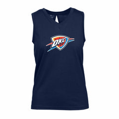 Oklahoma City Thunder Levelwear Women's Paisley Core V-Neck Tank Top Navy outlet