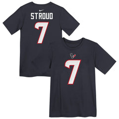 C.J. Stroud Houston Texans Preschool Player Name & Number T-Shirt - Navy T-shirts