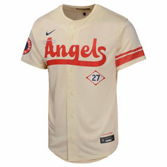 Mike Trout Los Angeles Angels Nike Youth City Connect Limited Player Jersey - Cream Jerseys