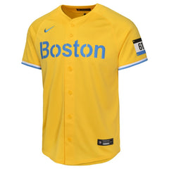 Trevor Story Boston Red Sox Nike Youth City Connect Limited Player Jersey - Gold Jerseys