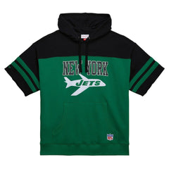 New York Jets Off Field Vintage Logo Short Sleeve Pullover Hoodie - Kelly Green Hoodies