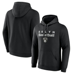 Brooklyn Nets Pick & Roll Coverage Pullover Hoodie Black
